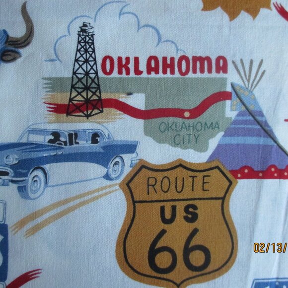 RT. 66 FABRIC BUNDLE-2 YDS. FABRIC-10 FAT QUARTERS-NEW - Picture 8 of 11